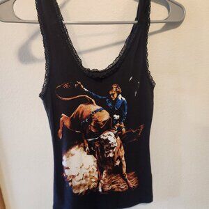 Bull riding tank top